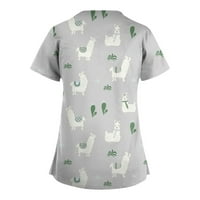 Кошули За Жени Летна Работна Облека Блуза Со Кратки Ракави Кошули