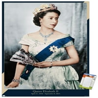 Кралицата Елизабета ВТОРА - Кралица Ѕид Постер, 22.375 34