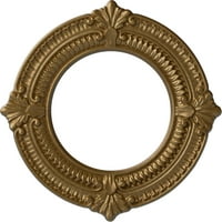 Екена Милвир 1 8 ОД 1 8 ИД 5 8 П Бенсон Медалјон, рачно насликано бледо злато