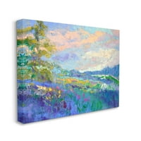 Gluple Industries Modern Hill Woodland Pandscape Safticage Gallery Wrapped Canvas Print Wall Art, Дизајн од Дороти Фаган