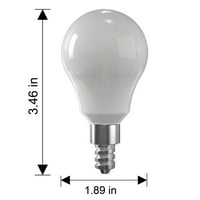 Одлична вредност LED таванот на вентилаторот, 7-вати А со е-база мека бела боја, пакет