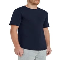 Студио Машки и Големи машки долги врски со врзани и цврсти маици, 2-пакувања, големини XS-5XL, кошули за мапи за мажи