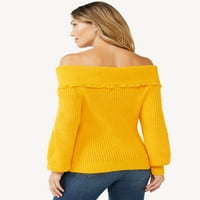 Фармерки со Софија од Софија Вергара, женски џемпер од рамото