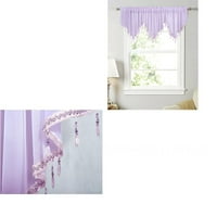 Шуве Еднобојни Завеси Завеси За Прозорци Триаголни Завеси Кујнски Завеси Мали Завеси Завеси За Прачки Погодни За Дневна Соба Спална Соба Виолетова